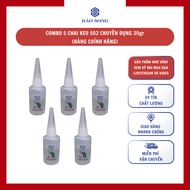 Combo of 5 bottles of specialized 502 glue 30gr, large bottle of iron glue, genuine elephant glue, 1