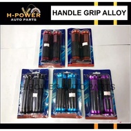 HANDLE GRIP ALLOY UNIVERSAL 1 SET(ACCESSORIES MOTORCYCLE HANDLE GRIP THROTTLE TUBE EX5 KRISS WAVE Y125 LC135 Y15ZR RS150