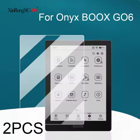 2PCS for Onyx BOOX GO6 GO 6 6" inch eReader Accessories Soft TPU Nano-coated Screen Protector Protec
