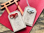 良緣醒獅 x 御守 皮革材料包 好好縫 植鞣 DIY 情人節禮物 新年