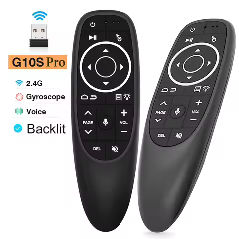 G10S Pro Wireless Voice Air Mouse Remote Control 2.4GHz Gyroscope IR Learning for Android TV Box X88