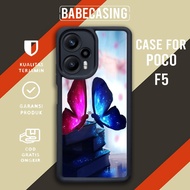 HP Babe Case XIAOMI poco F5 5G Casing Poco F5 [ CUBIC ] Case Glossy Casing Hardcase Softcase