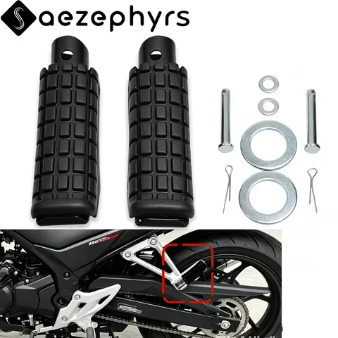 Motorcycle Rear Passenger Footrest Pedals For Honda CB500F CBR500R CB400X CBR250R CBR300R CB250 VTR2