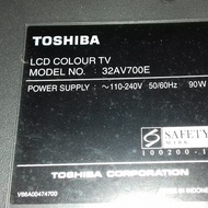 TOSHIBA 32AV700E LCD TV SPARE PART