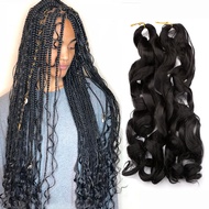 Spiral Curls Synthetic Braiding Hair Bundles Loose Wave Braiding Hair Crochet Braids Blonde Freetres