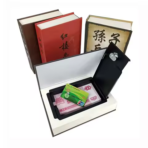 Hidden Safe Money Box Classics Masterpiece Secret Book Hidden Security Safe Book Money Jewlery Key C