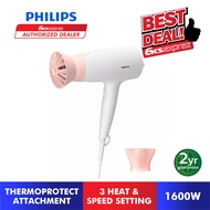 Philips 3000 Series Hair Dryer BHD300/13 with ThermoProtect Attachment