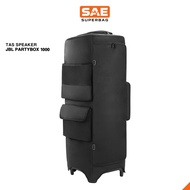 JBL Partybox 1000 Premium Speaker Bag Cordura Cover Waterproof Wheels & Mic Slot Waterproof