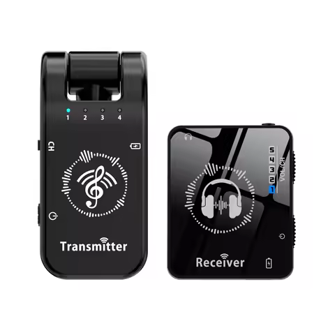 SM-2 Wireless IEM System (1-to-1) - Compact Transmitter & Receiver Kit for Live Performance
