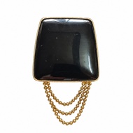 C1771-VINTAGE DRESS WITH BLACK FACE, GEOMETRY SHAPE WITH CHAIN
