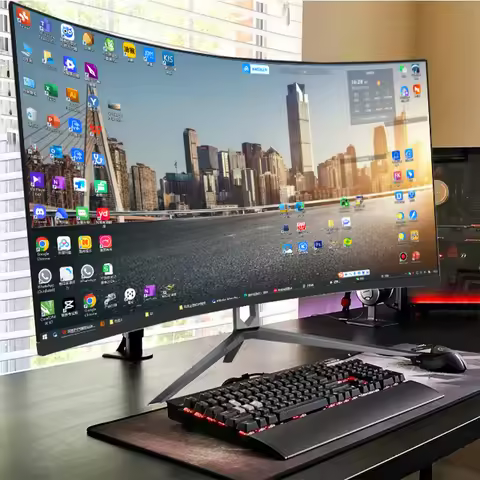 24/27/32 Inch Curved Monitor | 1K/2K/4K | Height-Adjustable + Backlit | Up to 280Hz HDR400