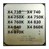 Athlon X4-730 X4-740 X4-750X X4-750K X4-760K X4-830 X4-840 X4-860K Socket FM2 Quad-Core CPU Processo