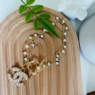 獨一無二 - Chanel 香奈兒中古鈕扣手工製作而成的14K鍍金手鍊