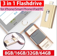 HOT SALE ! 64/32GB Flashdrive / For IOS Smart Phone / PC / 3in 1 / iFlash Drive /  HD / OTG / USB Drive / Thumb Drive / iphone6 /6s / 6plus / ipad / samsung / Xiaomi / LG / Sony / Asus