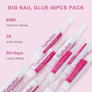 45Pcs 90ml Professional Nail Glue for Acrylic Nails, Press On Nails and Nail Tips - Super Strong, Qu
