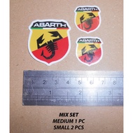 ABARTH sticker set (SIZE S-M) for motorcycle