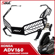 Motorcycle Accessories Front Headlight Grille Guard Cover Protector Decorative Fits For ADV-160 2022 2023 ADV 160 22'-23