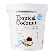 The Ice Cream &amp; Cookie Co Tropical Coconut (Vegan) Ice Cream 473Ml