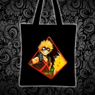 NEON BAKUGO Printed tote bag canvas