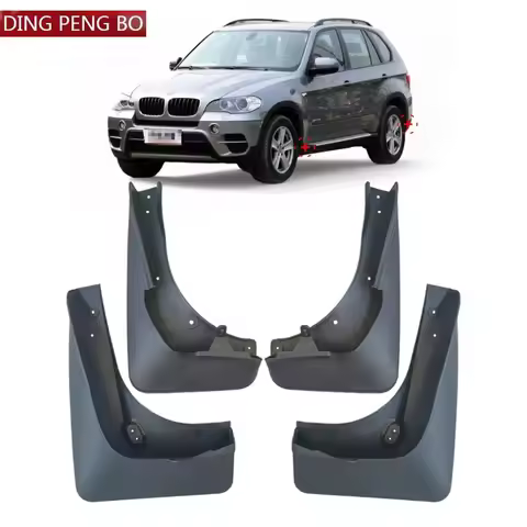 Mud Flaps For BMW X5 with Pedals BMW X5 E70 2007-2013 MudFlaps Front Rear Mudguards Car Accessories