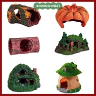 ZHONGGON667 Hideout Cave, Resin Realistic Small Shrimp Shelter, Multi-functional Non-toxic Microland