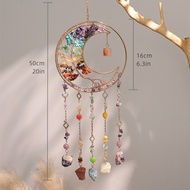 cod Hanging Tree of Life Crystals Natural Gavel Stones Suncatcher Gems Agate Quartz Amethyst Citrine