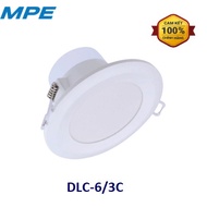COMBO 5 PCS - LED DOWNLIGHT CEILING LIGHT 3 COLOR MODE MPE 6W DLC-6/3C