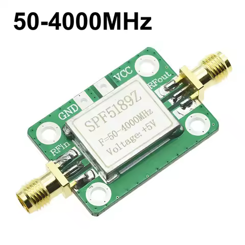 New Low Noise Amplifier LNA Module 50 4000MHz SPF5189 NF 06dB Wideband RF Amplifier for Satellite TV