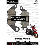 BRAKE PAD FR *ZL111.2.1/2 FOR WMOTO EZ125I ORIGINAL MFORCE SPAREPARTS LAST STOCK OFFER PROMOSI CLEAR