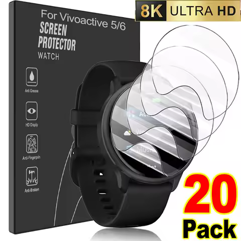 Screen Protector for Garmin Vivoactive 6 5 Soft HD Hydrogel Film Screen SmartWatch Protective Films 
