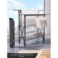 Clothes Drying Rack Folding Floor-Standing Clothes Drying Rack Balcony Multifunctional Clothes Dryin