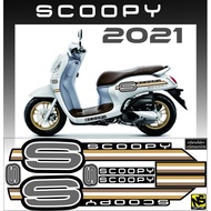 STRIPING SIMPLE VARIASI SCOOPY 2021 VARIASI STICKER MOTOR SCOOPY ALL NEW VARIASI STIKER