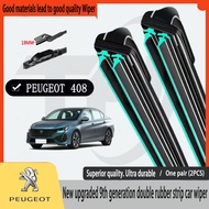 peugeot 408 (2010-2020) WIPER New Upgrades Car Double Rubber Strip Wiper