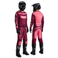 Motocross Suit (Shirt-Pants) 2026 Alpinestar Racer Riway Gear Set Dark Red