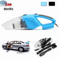 Mini 12V 120W Hand Held Wet Dry Bagless Car Auto Vacuum Cleaner multifunction Powerful Suction Recha
