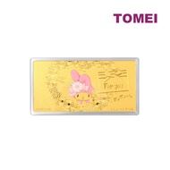 TOMEI X SANRIO My Melody Bloom Gold Wafer 0.5G, Yellow Gold 9999