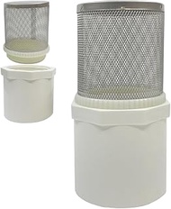 Cotonlake DN15 inch stainless steel filter cover connected to 1/2" PVC DN15 water pipe, suction hose