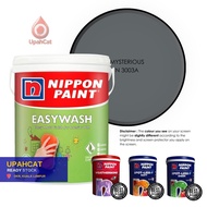 1 & 5 Liter - MYSTERIOUS N 3003At, Nippon Paint, Easy Wash, Weatherbond & Spot-less - Waterbase Pain