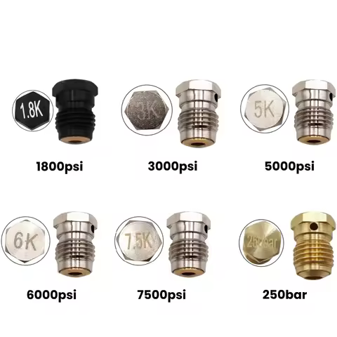 HPA Compressed Air CO2 Tank Regulator Valve Burst Safty Disk Disc with 3/8-24UNF Thread 1.8K , 3K , 