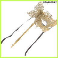 📦 Holding Mask Topeng Masquerade Wanita Stick Cosplay Untuk Menari Untuk Masquerade