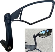 Hafny 2021 NEW Bar End Bike Mirror, HD Automotive Grade Glass Lens, Shatterproof, Adjustable Cycle M