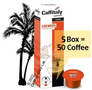 Cremoso PACK5 Caffitaly 100% Arabica: 50 Coffee Caps แคปซูลกาแฟ