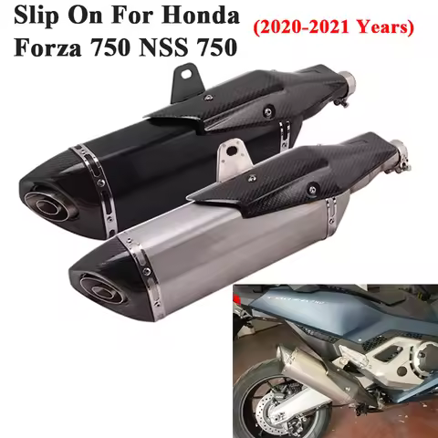 Slip On For Honda Forza NSS 750 Forza750 NSS750 Motorcycle Exhaust Escape Modified Mid Link Pipe Car