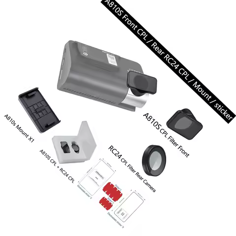 for 70mai A810s CPL Filter HD Lens Dust Protection Anti Glare CPL Filter for 70mai RC24 Rear Camera