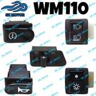 WMOTO WM110 WM 110 Button Starter Horn Hi Low Signal On Off Cover Switch / Butang Lampu Lamp Light S