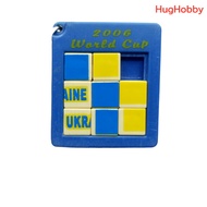 [2nd Hand] Old Work 2006 Sliding Block Puzzle Game Ukrainian Flag Picture Size 3x3.5cm