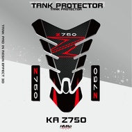Motorcycle 3D Z 750 Logo Gas Fuel Tank Cover Protector Pad Sticker Carbon Fiber For Kawasaki Z750