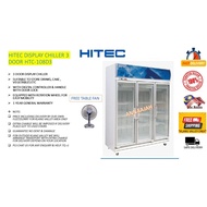 {FREE DELIVERY KLANG VALLEY AREA} HITEC Display Chiller 3 Door - NEW UNIT