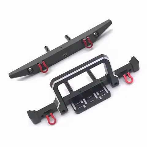 Front and Rear bull Bars Bumper for MN MN999 MN222 TRX4 SCX10 90046 90047 RC Car Upgrade Parts Rc Mo