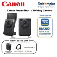 Canon PowerShot V10 Vlog Camera for Content Creators (Black/Silver)